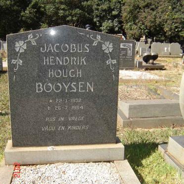 BOOYSEN Jacobus Hendrik Hough 1932-1984