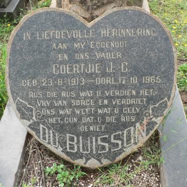 BUISSON Coertjie J.C., du 1913-1965