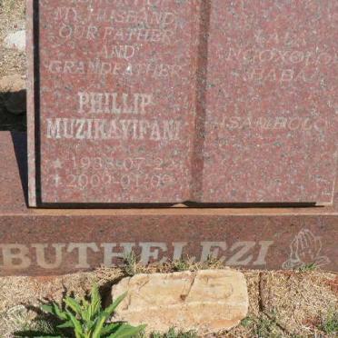 BUTHELEZI Phillip Muzikayifani 1938-2009