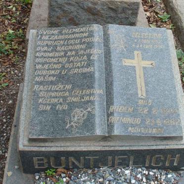 BUNTJELICH Milo 1904-1962 &amp; Celestina 1904-1995