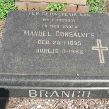 BRANCO Manuel Gonsalves 1895-1966