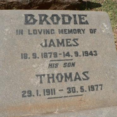 BRODIE James 1879-1943 :: BRODIE Thomas 1911-1977