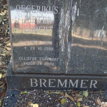 BREMMER Oegerikus Pieter Lubert 1924-1988