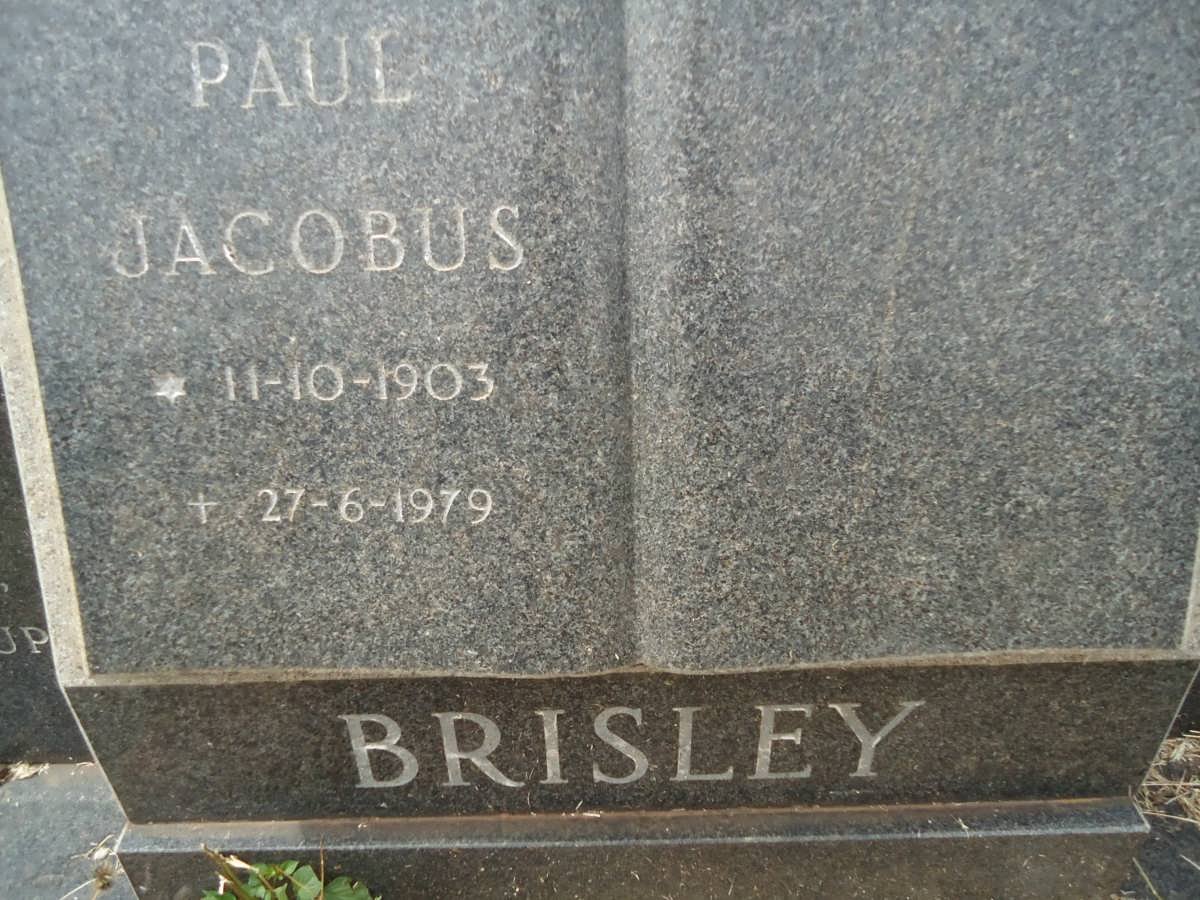 BRISLEY Paul Jacobus 1903-1979