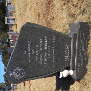 BLOM Anthony Herman 1948-2005