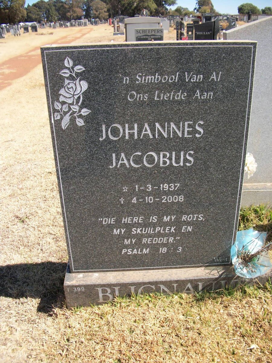 BLIGNAUT Johannes Jacobus 1937-2008