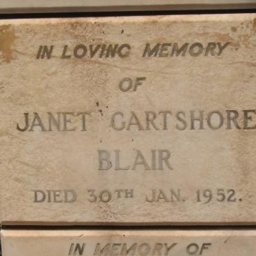 BLAIR Janet Cartshore -1952