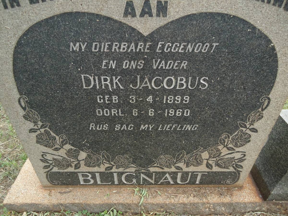 BLIGNAUT Dirk Jacobus 1899-1960