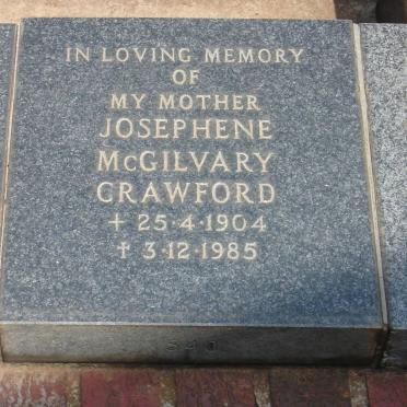 CRAWFORD Josephene McGilvary 1904-1985