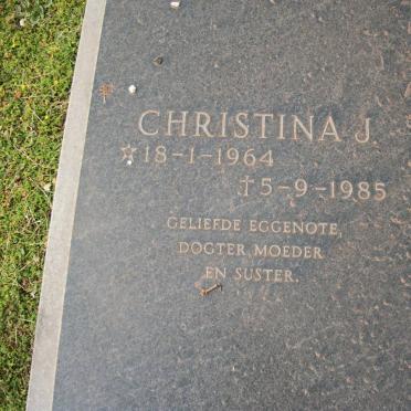 CRONJE Christina J. 1964-1985