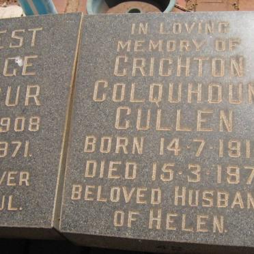 CULLEN Crichton Colquhoun 1914-1971