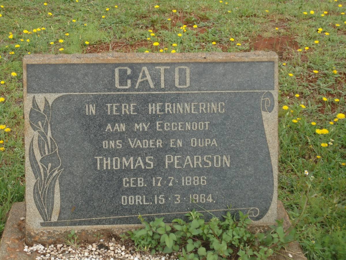 CATO Thomas Pearson 1886-1964