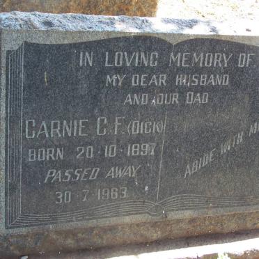 CARNIE C.F. 1897-1963