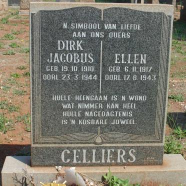 CELLIERS Dirk Jacobus 1910-1944 &amp; Ellen 1917-1943