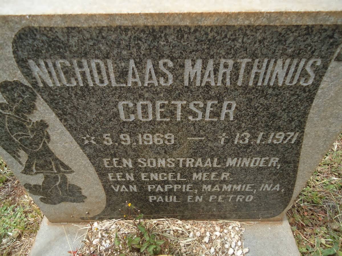 COETSER Nicholaas Marthinus 1969-1971