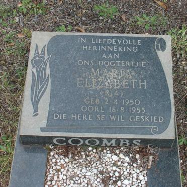 COOMBS Maria Elizabeth 1950-1955