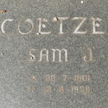 COETZEE Sam J. 1901-1988