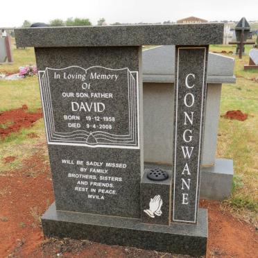 CONGWANE David 1958-2008