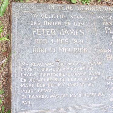 CORBETT Petrus James 1888-1960 &amp; Hester Carolina 1896-1983 :: CORBETT Peter James 1931-1966