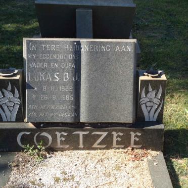 COETZEE Lukas B.J. 1922-1985