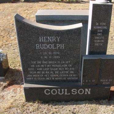 COULSON Henry Rudolph 1976-1999