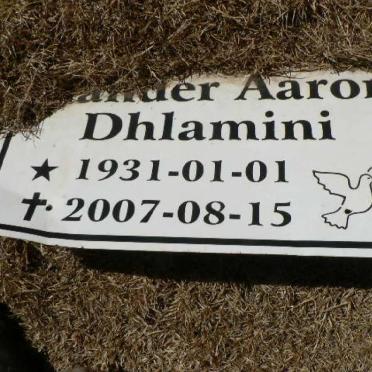 DHLAMINI Xander Aaron 1931-2007