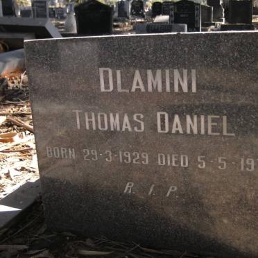 DLAMINI Thomas Daniel 1929-1973