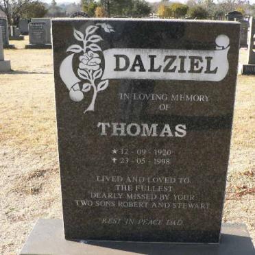 DALZIEL Thomas 1920-1998