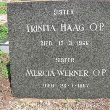 HAAG Trinita -1966 :: WERNER Mercia -1967