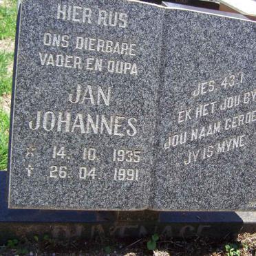 DUVENHAGE Jan Johannes 1935-1991