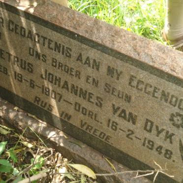 DYK Petrus Johannes, van 1907-1948