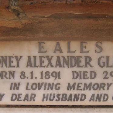 EALES Sydney Alexander Gladstone 1891-1964