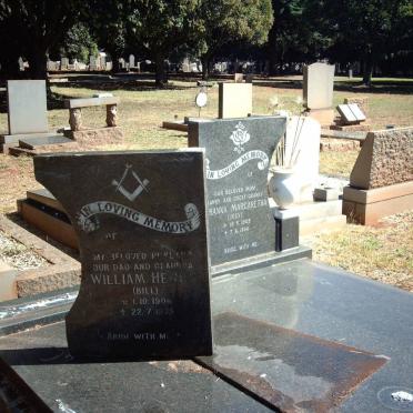 EDGLEY William Henry 1906-1975 &amp; Johanna Margaretha 1905-1990