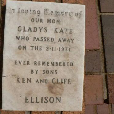 ELLISON Gladys Kate -1971