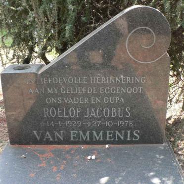 EMMENIS Roelof Jacobus, van 1929-1978