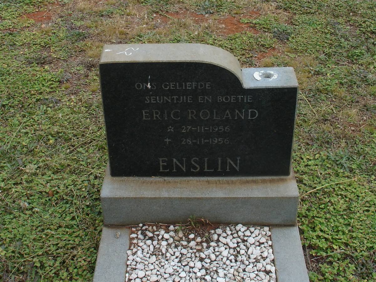 ENSLIN Eric Roland 1956-1956
