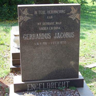 ENGELBRECHT Gerhardus Jacobus 1916-1972
