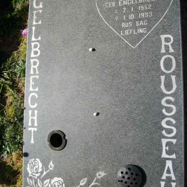 ENGELBRECHT Frank 1919-1999 :: ROUSSEAU Riekie geb ENGELBRECHT 1952-1983 