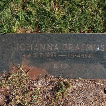 ERASMUS Johanna 1899-1981