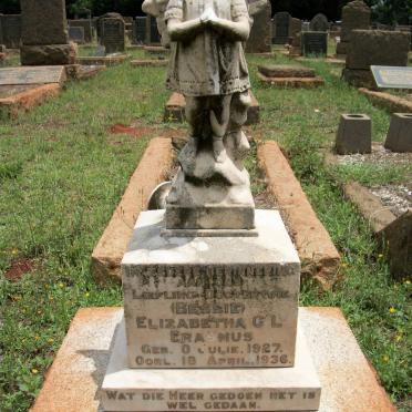 ERASMUS Elizabetha C.L. 1927-1936