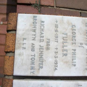 FULLER George Philip 1917-1974