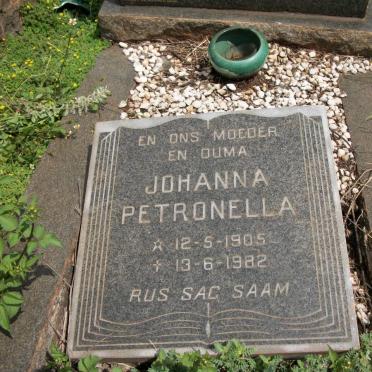 FOURIE Johanna Petronella 1905-1982