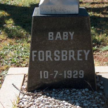 FORSBREY Baby -1929