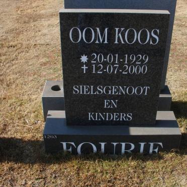 FOURIE Koos 1929-2000