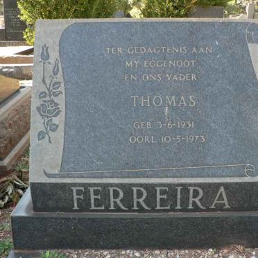 FERREIRA Thomas 1931-1973