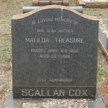 FOX Matilda Treasure, Scallen -1959