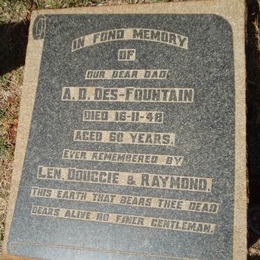 FOUNTAIN A.D., Des -1948