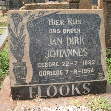 FLOOKS Jan Dirk Johannes 1892-1954