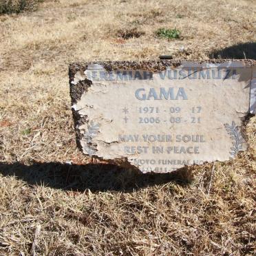 GAMA Jeremiah Vusumuzi 1971-2006