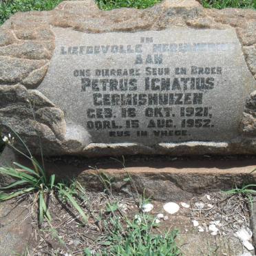 GERMISHUIZEN Petrus Ignatius 1921-1952
